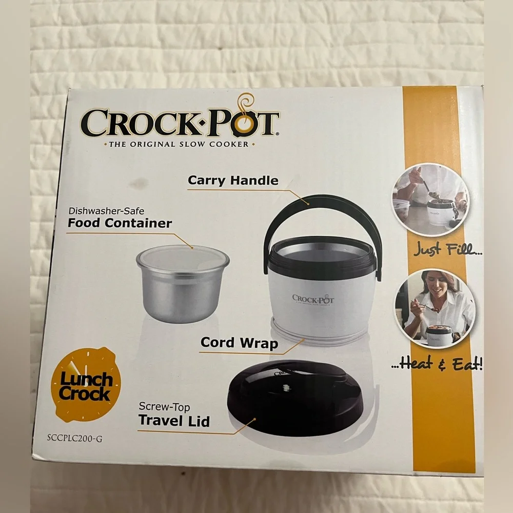 NIB Crock-Pot SCCPLC200PK-NP Lunch Crock Food Warmer